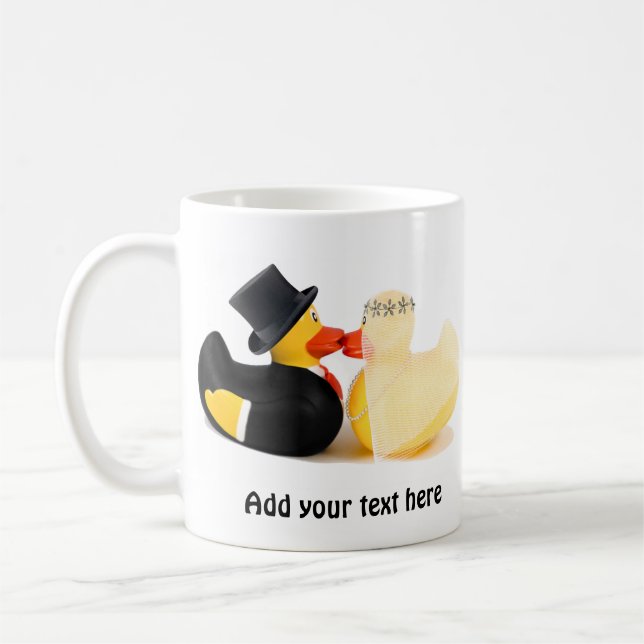 Caneca De Café Patos de casamento 3 (Esquerda)