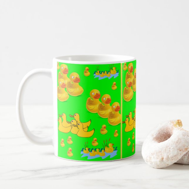 Caneca De Café Patos de Mugs (Com Donut)