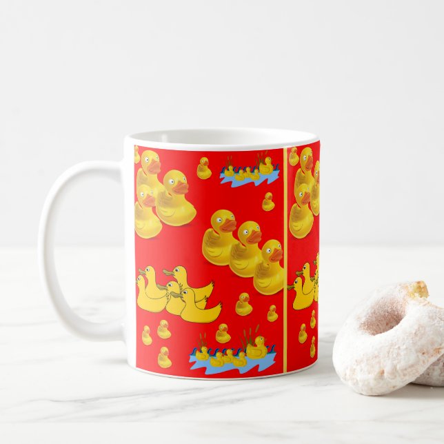 Caneca De Café Patos de Mugs (Com Donut)