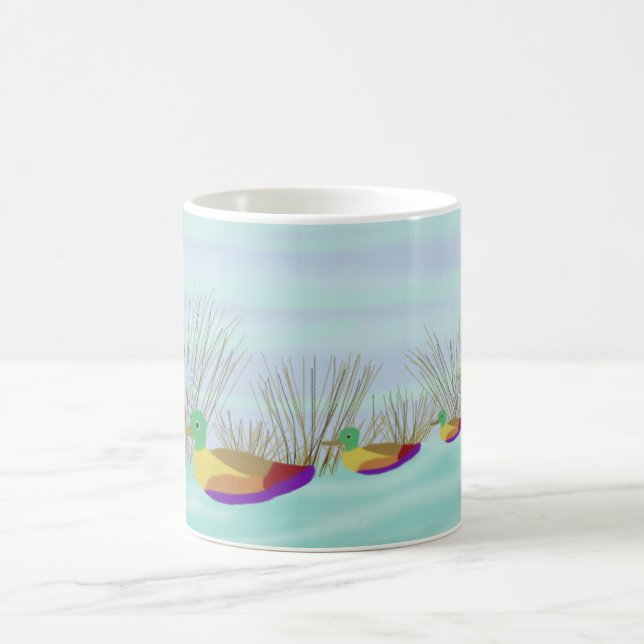 Caneca De Café Patos na água (Centro)
