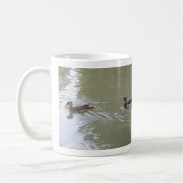Caneca De Café Patos Nadando