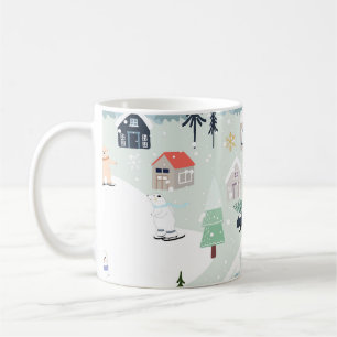 Caneca De Café Pátria de inverno: Natal do Urso Polar