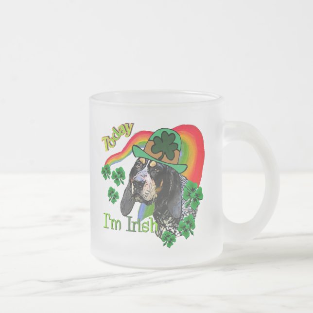 Caneca De Café Patricks de Conhound Bluetick (Direita)