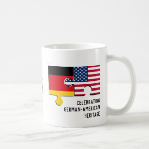 Caneca De Café Patrimônio ALEMÃO AMERICANO   Monograma
