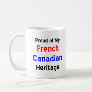 Caneca De Café patrimônio canadiano francês