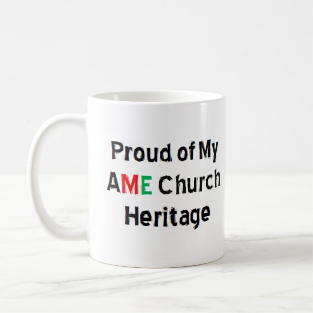 Caneca De Café patrimônio da igreja ame (Esquerda)