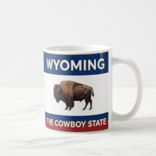 Caneca De Café Patrimônio do Estado Cowboy de Wyoming