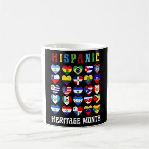 Caneca De Café Patrimônio Hispânico Mês de 2022 Contagem Nacional