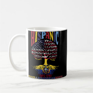 Caneca De Café Patrimônio Hispânico Mês Orgulhoso das raízes equa