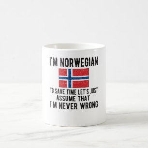 Caneca De Café Patrimônio Norueguês Noruega Raízes Norueguesas