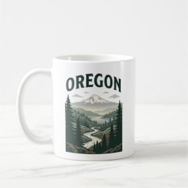 Caneca De Café Patrimônio Paisagístico de Oregon