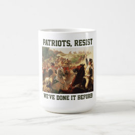 Caneca De Café Patriotas resistem a ataques à democracia
