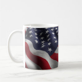 Caneca De Café Patriotic American flag