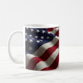 Caneca De Café Patriotic American flag Coffee Mug