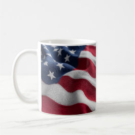 Caneca De Café Patriotic American flag Coffee Mug