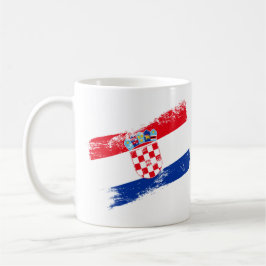 Caneca De Café Patriotic Croatia Coffee Mug – Croatian Flag & Cre