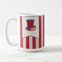 Patriotic USA Flag Mug | Taça do Café do Orgulho A