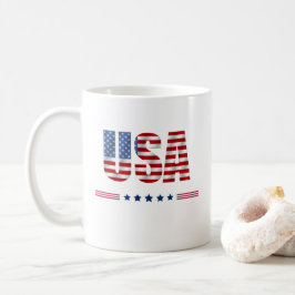 Caneca De Café Patriotic USA Mug