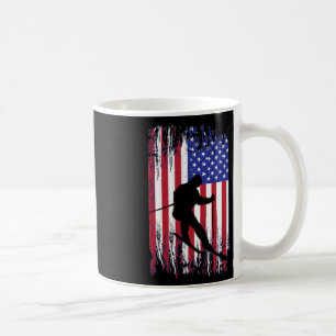 Caneca De Café Patriótica Americana Sinalizador Único Novelty Gif
