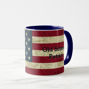 Caneca de Café Patriótica Bandeira Americana