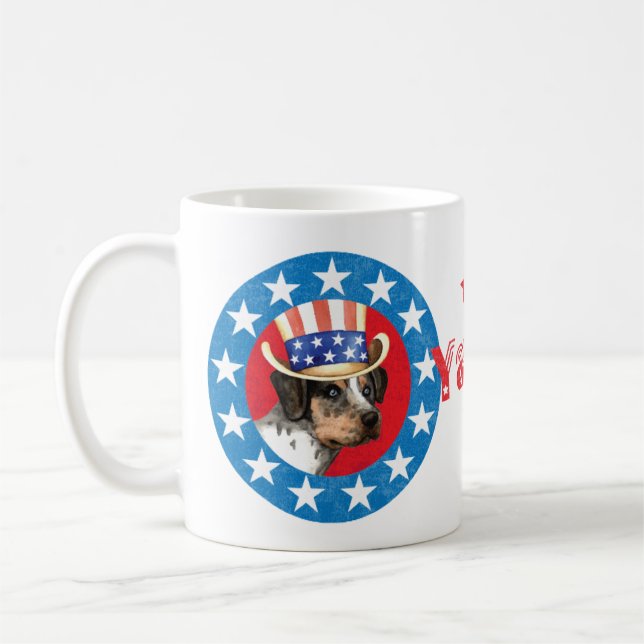 Caneca De Café Patriótica Catahoula (Esquerda)