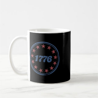 Caneca De Café Patriótico 1776 América Retrô 4 de Julho Independê