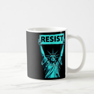 Caneca De Café Patriótico 4 De Julho Estátua Da Liberdade Resiste