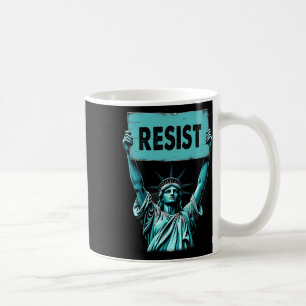 Caneca De Café Patriótico 4 De Julho Estátua Da Liberdade Resiste