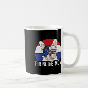 Caneca De Café Patriótico Bulldog Francês Bandeira Americana 4t
