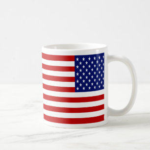Caneca De Café Patriótico clássico e Legal do Bandeira Americano