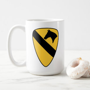 Caneca De Café Patriótico da Divisão de Cavalaria de 1ruas