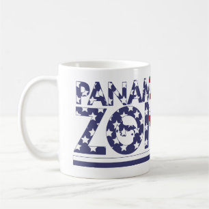 Caneca De Café Patriótico do Canal Zônico do Panamá