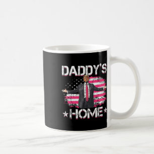 Caneca De Café Patriótico do Pai de Bandeira Americano Trump 2024