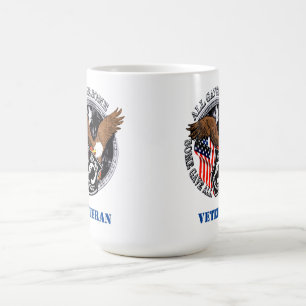 Caneca De Café Patriótico POW-MIA Veteran Eagle Veteran