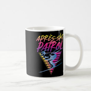 Caneca De Café Patrulha de Esqui Pós-Temporada Vintage Retro dos