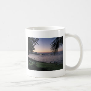Caneca De Café Pattaya Beach Sunset.. Chonburi, Tailândia
