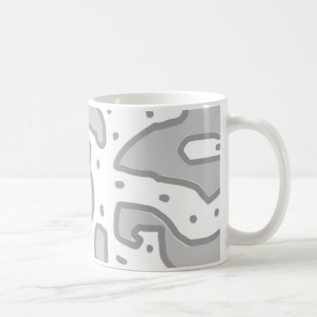 Caneca De Café "PATTERN # 9" Classic Mug, 11 oz (Direita)