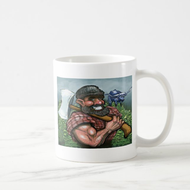 Caneca De Café Paul Bunyan (Direita)