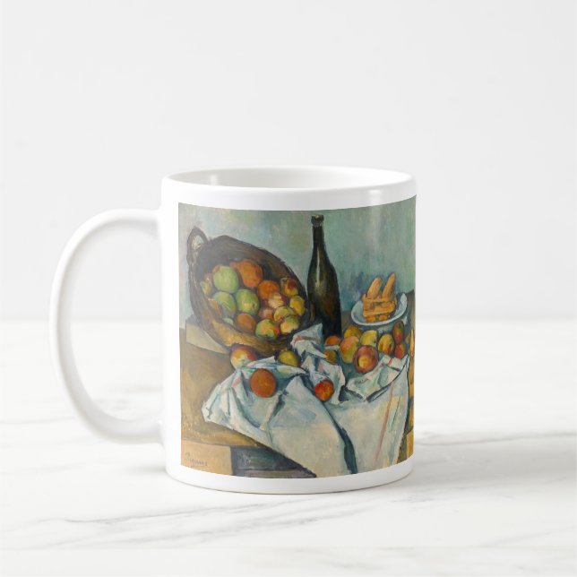 Caneca De Café Paul Cezanne - A Cesta de Maçãs (Esquerda)