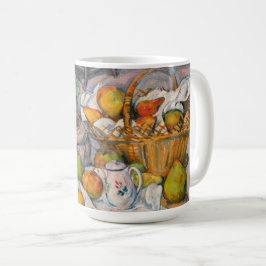 Caneca De Café Paul Cezanne - A Vida Estática com o Cesto