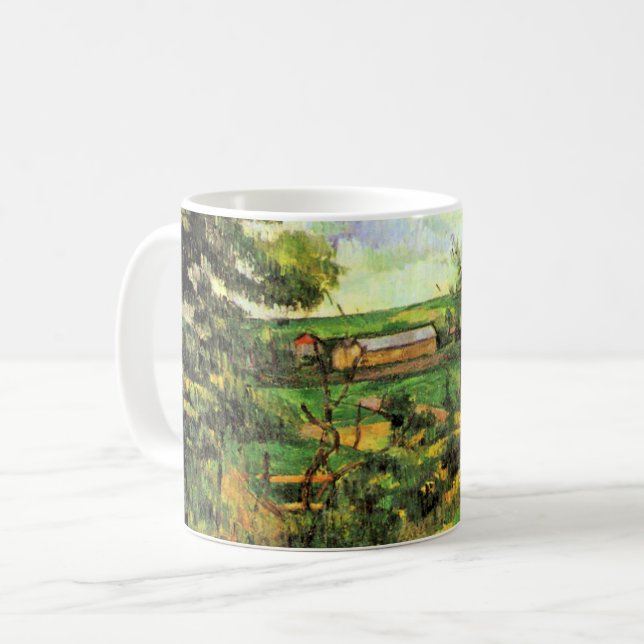 Caneca De Café Paul Cezanne, O Vale do Oise, (Frente Esquerda)