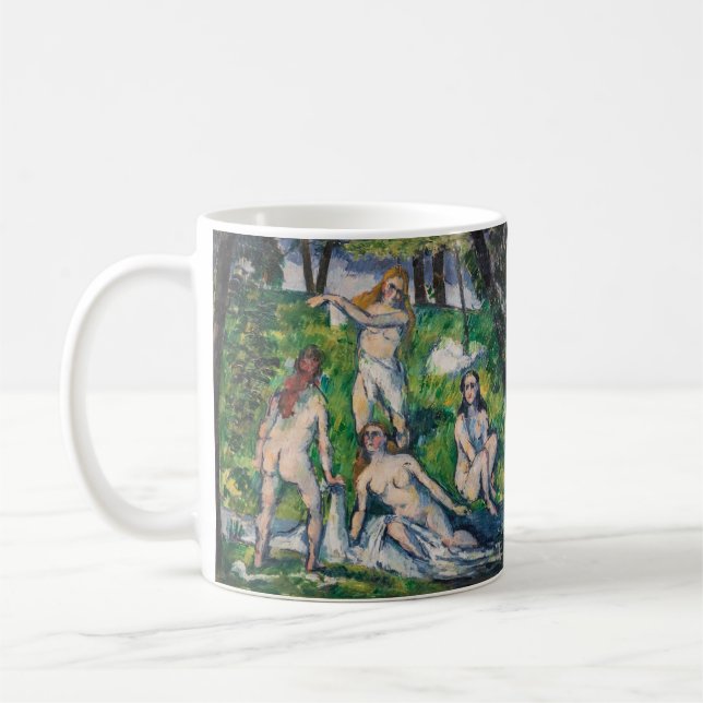 Caneca De Café Paul Cezanne - Quatro Bathers (Esquerda)
