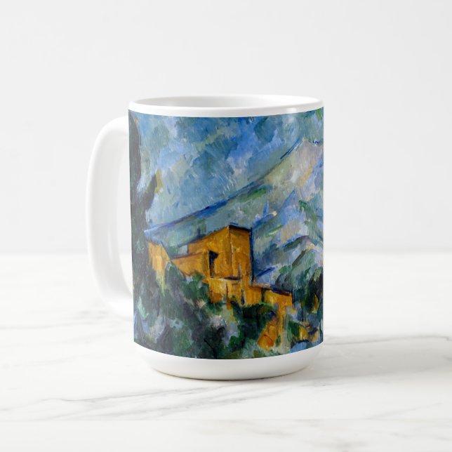 Caneca De Café Paul Cezanne - Santo Mont-Victoire & Chateau Noir (Frente Esquerda)