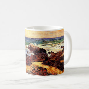 Caneca De Café Paul Gauguin - Rochas e Mar, 1886,