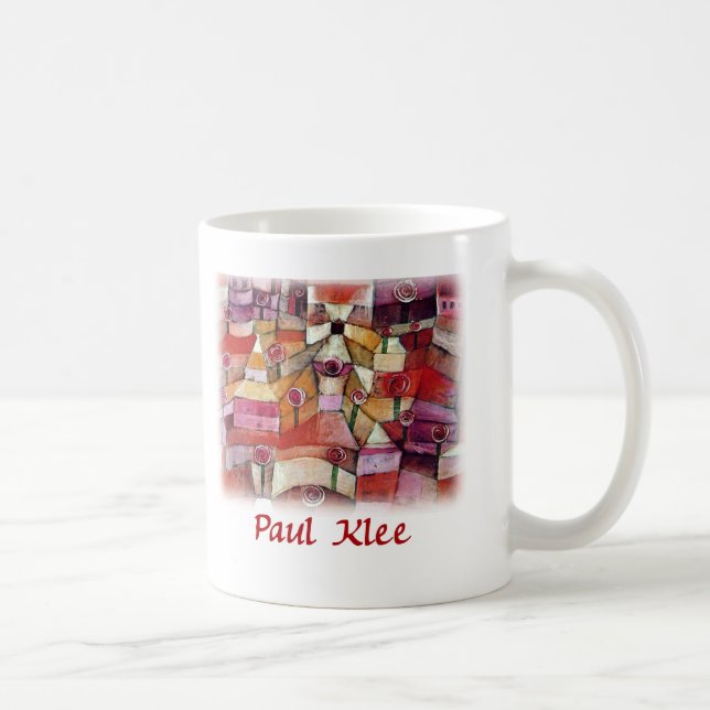 Caneca De Café Paul Klee - jardim de rosas (Direita)