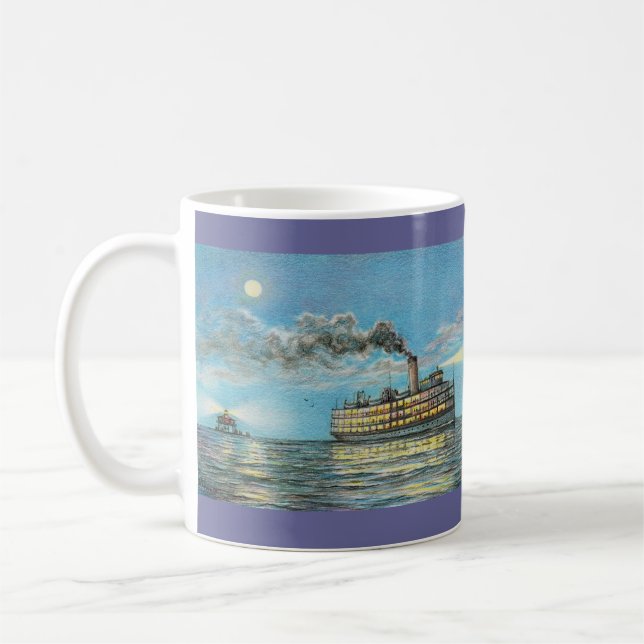 Caneca De Café Paul McGehee "Moonlit Run" Mug (Esquerda)