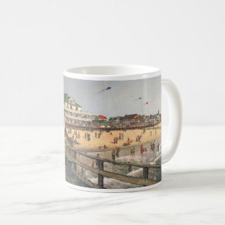 Caneca De Café Paul McGehee "Ocean City Panorama - 1915" Mug