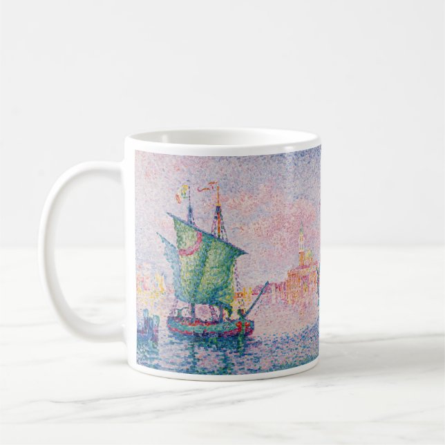 Caneca De Café Paul Signac - Veneza, A Nuvem Rosa (Esquerda)