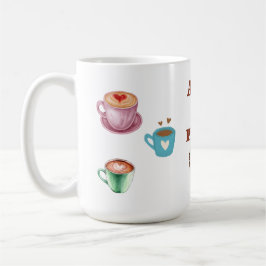 CANECA DE CAFÉ PAUSA PARA CAFÉ BRANCO MULTI 15OZ CERÂMICA GOLINHO