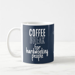 Caneca De Café Pausa para Café – Grandes Ideias – Azul Meia-Noite